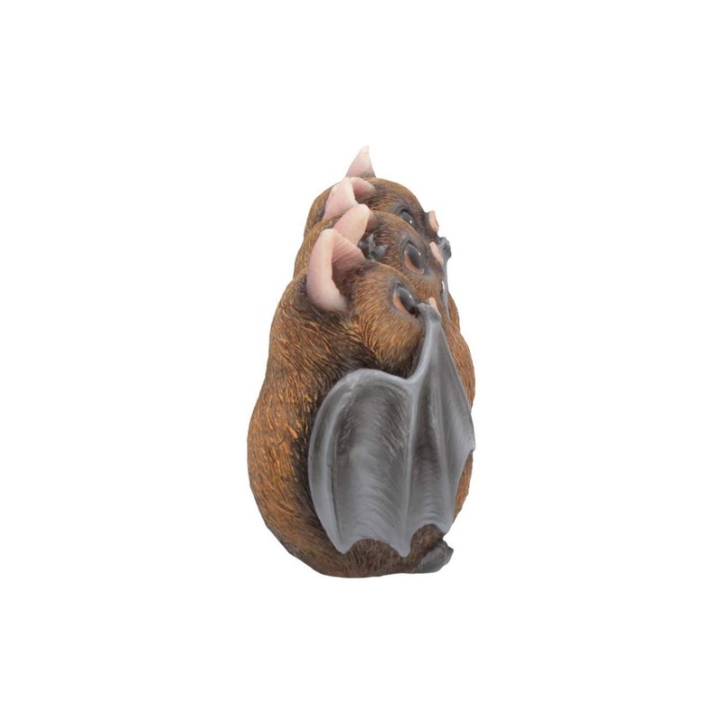 Nemesis Now B4473N9 Three Wise Bats 8.5cm Figurines, Brown