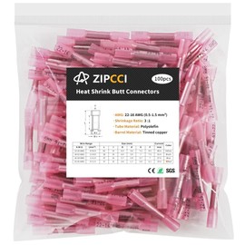 Heat Shrink Butt Connectors (22-16 AWG)