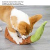 Snail Squeaky Dog Toys Polyester Teething Puzzle Interactive Puppy Chew
