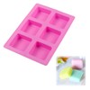 Webake Molde de silicona para brownies, 2 moldes cuadrados para