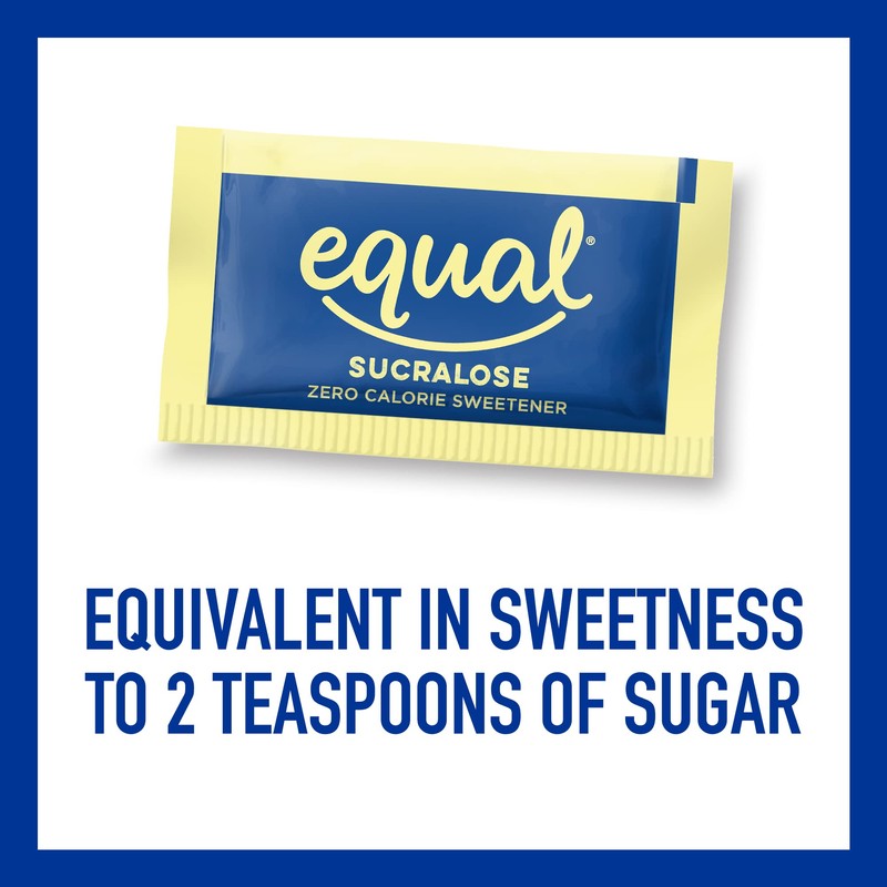 EQUAL Yellow Zero Calorie Sweetener, Sucralose Sugar Substitute, Zero Calorie