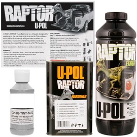 U-POL Raptor Dove Gray Urethane Spray-On Truck Bed Liner & Texture Coating, 1 Liter