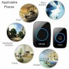 Wireless Doorbell, Plug and Play Waterproof Door Bell Kit Adjustable