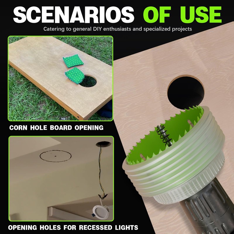 Bi-Metal 4-1/4 Inch Hole Saw for Recessed Lights, 4.25" Hole