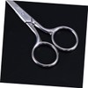Baluue Stainless Steel Facial Hair Scissors for Eyebrow Nose Beard