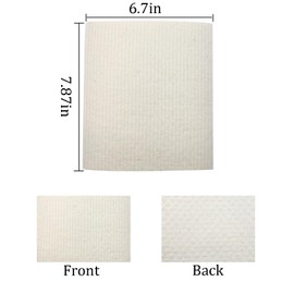 JEOJEOY Swedish Dishcloths for Kitchen | 6 Packs Fruit Motif Washable Dish Rags | Cellulose Reusable Cleaning Paper Towels | Absorbent Counter Dish Cloth Sponge Kitchen Wipes, 7.87" L x 6.7" W