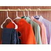 Utopia Home - Plastic Hangers 50 Pack - Space Saving
