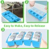 Large Ice Cube Molds 2 Pack, FURNSII Silicone Ice Cube