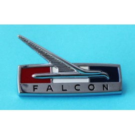 Maryland Mustang New! 1964 Ford Falcon Chrome Front Fender Emblems Pair both Left, Right