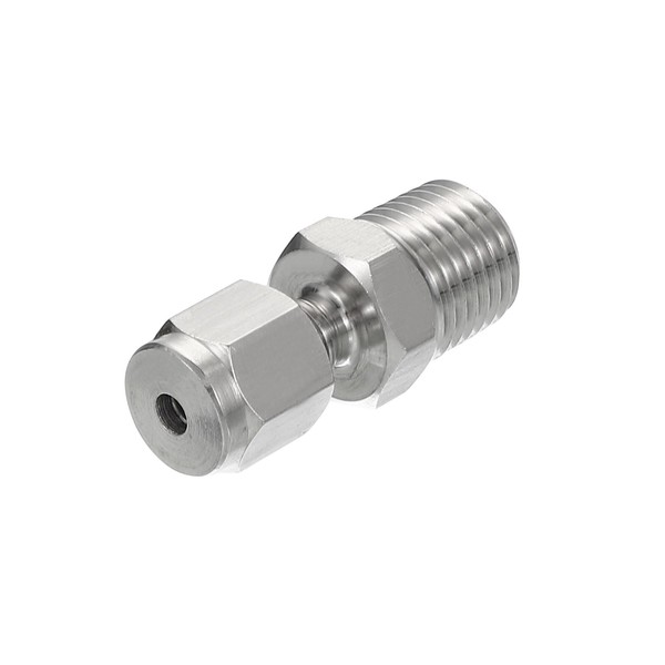 PATIKIL 1/4NPT x Φ1/8" 304 Stainless Steel Compression Tube Fitting,
