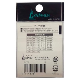 Ishinada S-175 Stainless Steel Rolling Sarkan Sachet, Black, 4 x 5
