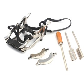 OdontoMed2011 Equine Dental Float-rasp Horse Speculum Gag Leather ODM