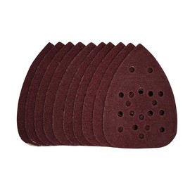 Draper 42982 Detail Sanding Sheets with Hook and Loop, 140mm, 40 Grit, SSD3 (Pack of 10)