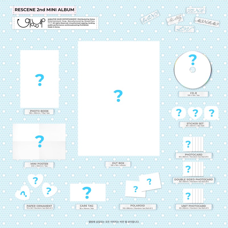 RESCENE 2nd MINI ALBUM [Glow Up (WE VER.)]（韓国盤）