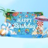 Pool Birthday Party Decorations, Happy Birthday Pool Party Banner, Pool