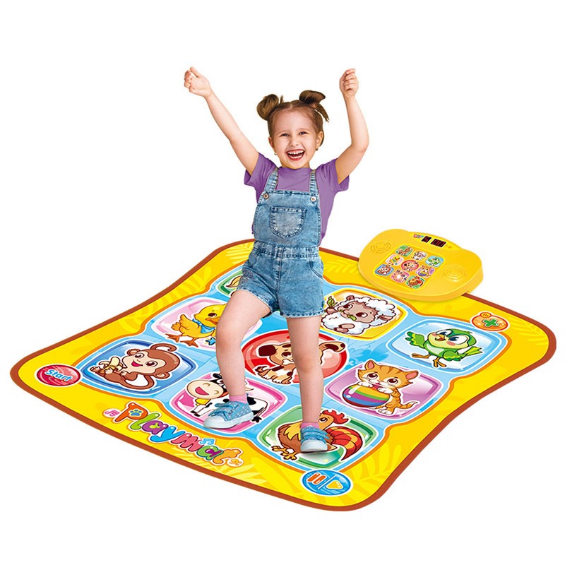 Kid Cartoon Pattern Dance Mat Children Volume Adjustable Electronic Music