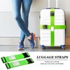 2 Pack Luggage Straps, Adjustable Luggage Straps for Suitcases, Heavy
