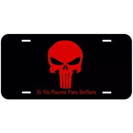 Si Vis Pacem Para Bellum Flat Novelty Car License Plate