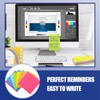 8 pcs 368 Sheets Lined Stick Notes,8 Bright Colors Self-Stick