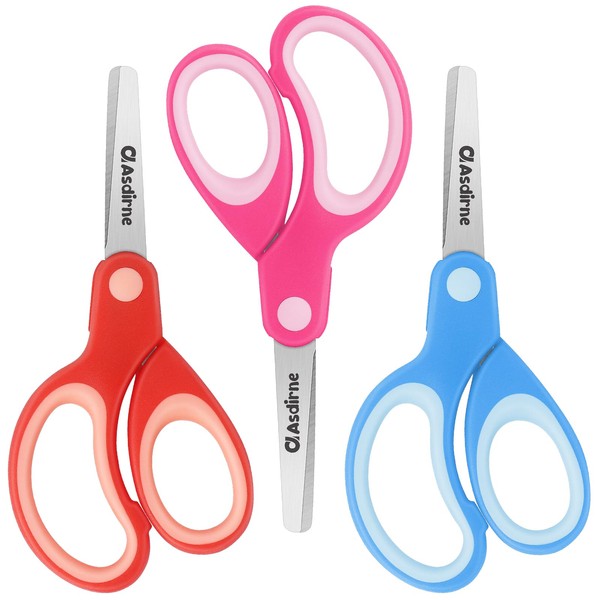 Asdirne Asdirne Left Kids Scissors, Safety Children Scissors, Craft Scissors