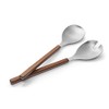 PHILIPPI - BRICK Salad Servers with Walnut Wood Handles