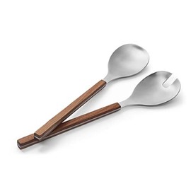 PHILIPPI - BRICK Salad Servers with Walnut Wood Handles