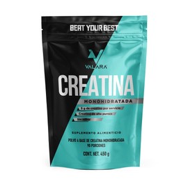 Valara Creatina Monohidratada de Alta Pureza sin Sabor | 450g | 90 servicios | 5 gr por Porción
