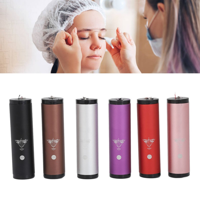 6pcs 65.6ft Makeup Brow Mapping String Beauty Salon Pre Inked