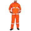 APt PRO AP700 Reflective Rain Suit, Professional, Waterproof, Breathable, Helmet