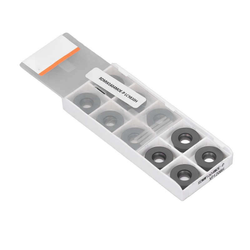 10PCS Black Coating Carbide Inserts Round CNC Turning Milling Inserts