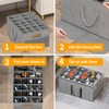 Aokeyee Shoe Organizer for Closet, 2 Pack Large Shoe Storage