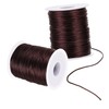 OHPHCALL 2 Rolls Crocheting Thread Durable Knitting Thread for DIY