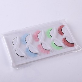 HONMEET False Eyelashes 2 Pack Manga Style Natural and Wispy for Stage and Daily Use