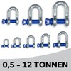 Shackle straight 0.5 t - 12 t | Shackle set