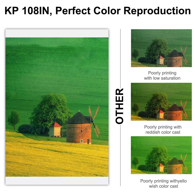 Compatible with Canon Selphy Series Ink and Paper, KP-36IP 1