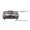 Salton Single Coil Portable Electric Cooktop with Large Burners, Variable