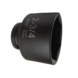JXHONG 3/4" Drive 2-3/4" (70mm) Impact Socket, 6-Point, Heat Treated
