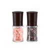 VKCHEF Pepper Mill, Manual Rock Salt Mill, Small Salt Mill,