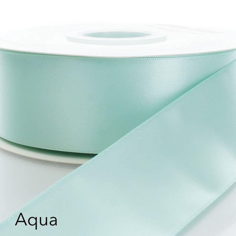Satin Ribbon 50 yards Single Face Ribbon 1.5”:_Scarlet