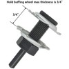 scottchen PRO Buffing Polishing Wheel 4in(100mm) for Drill 1/2 in