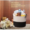 Echueuey XXXXL Extra Large blanket basket with lid 21"x21"x18" blanket