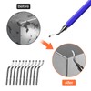 Frevoitna Universal deburring tool, 360° rotating deburring metal, hand deburring