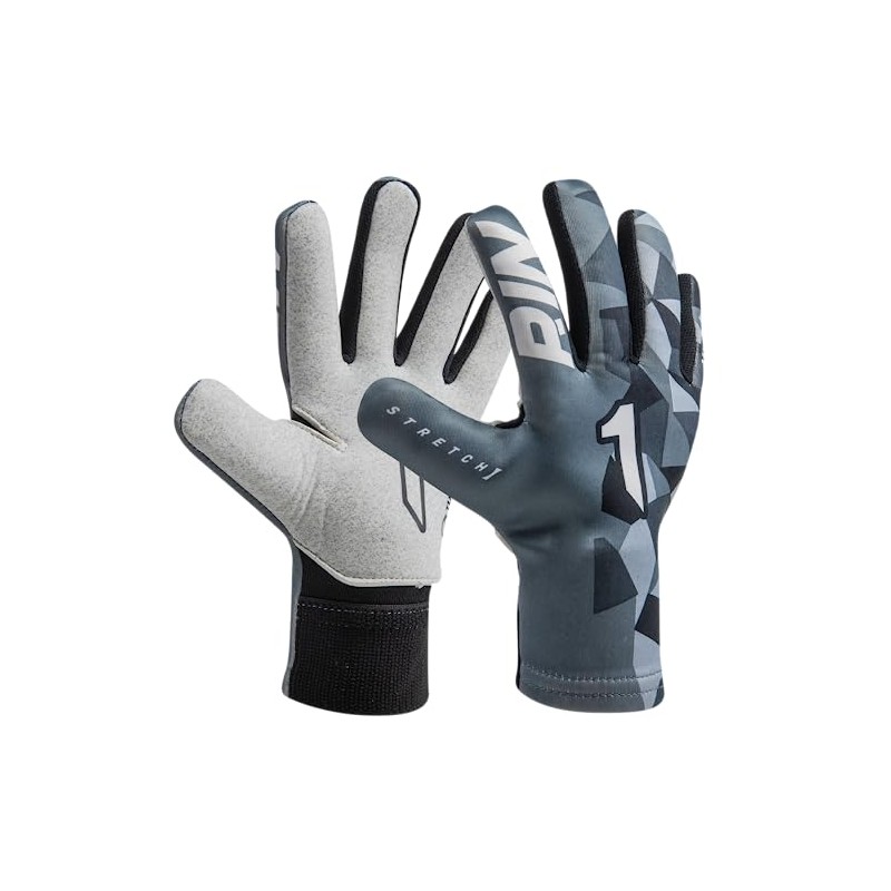 Rinat Meta Tactik GK AS Adult Goalkeeper Gloves, Grey, Size
