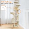 82" Giant Cat Tree for Indoor Cats Large Adult Tall