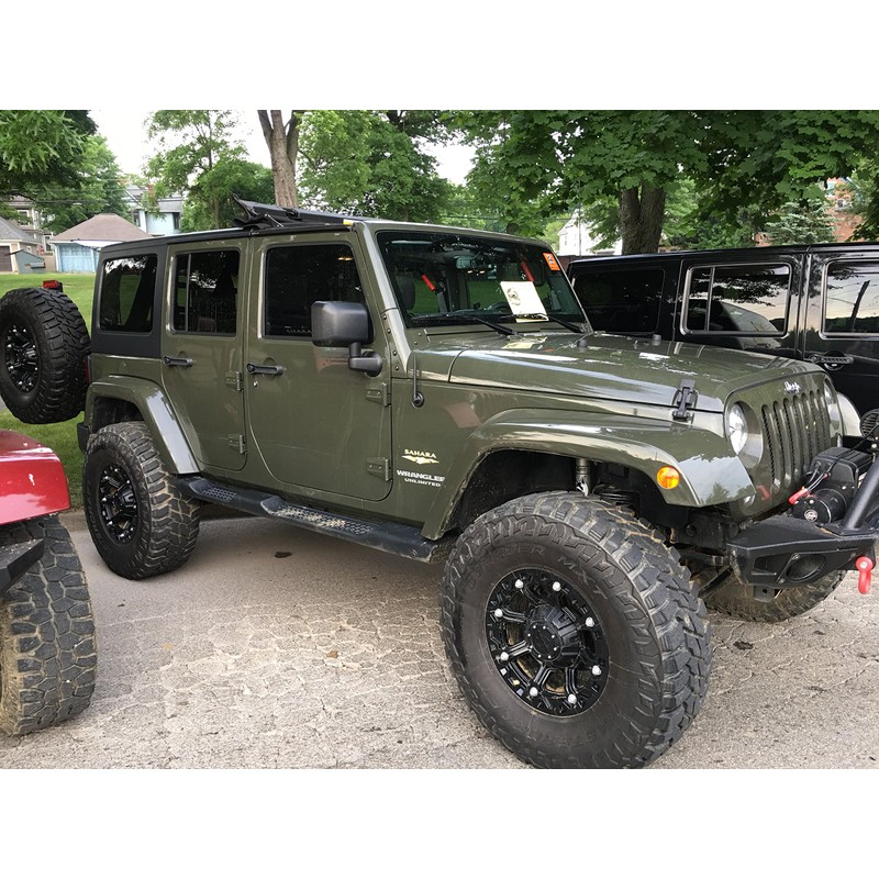 AntennaMastsRus Short Rubber Antenna for Jeep Wrangler JK/JL Gladiator (2007-2024),