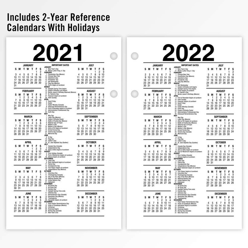 AT-A-GLANCE 2020 Daily Desk Calendar Refill, 3-1/2" x 6", Desk