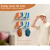 KEETDY Metal Hat Organizer for Baseball Caps Wall Hat Rack