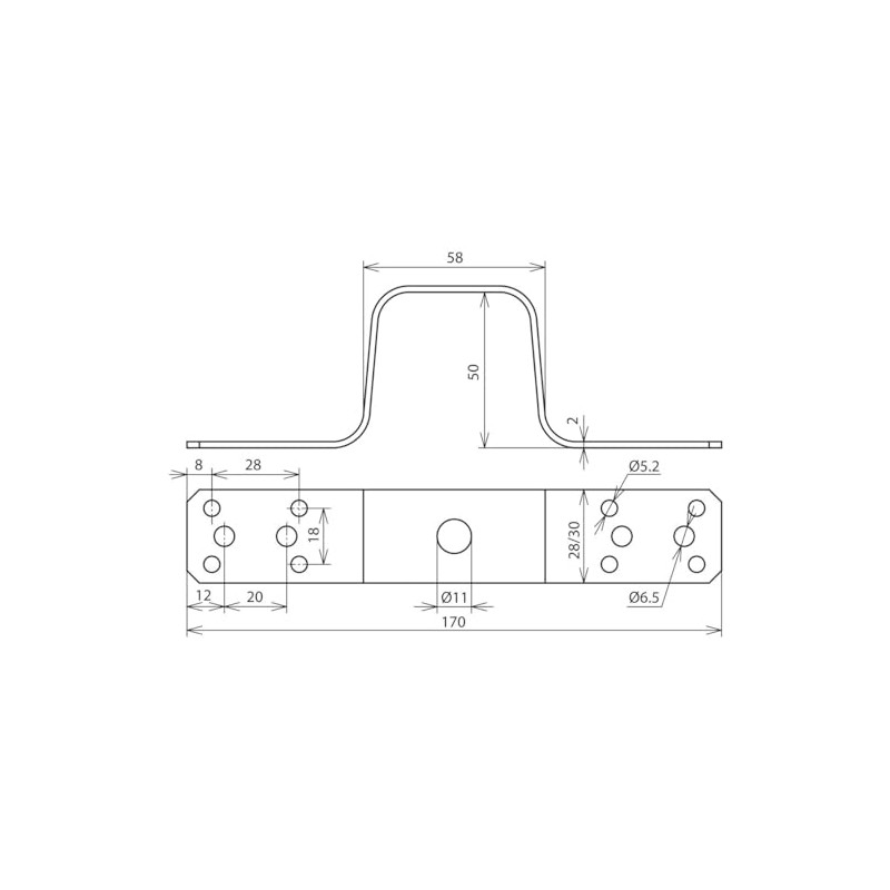 Dehn 377006 – Borna puenteado 2 x 6.5/4 x 5,2