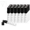 Beomeen 36Pcs 5ML Clear Glass Perfume Travel Refillable Spray Bottles,