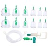12pcs Vacuum Suction Cupping Cup Acupuncture Therapy Massage Cupping Set